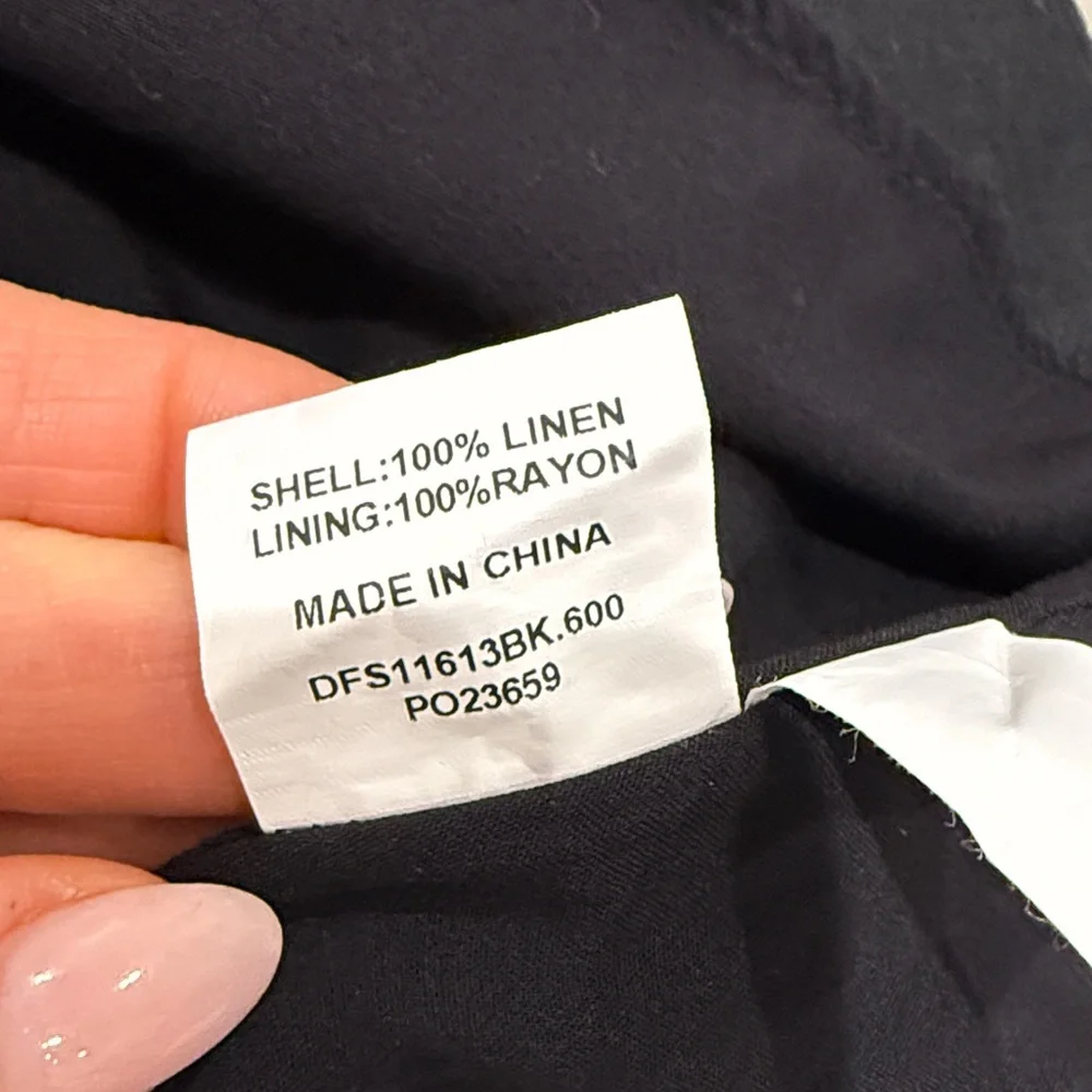 Dissh Cass Black Asymmetrical Mini Dress - Picture 2 of 3